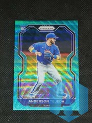 2021 Panini Prizm Teal Wave Prizm Anderson Tejeda #9 Rookie RC